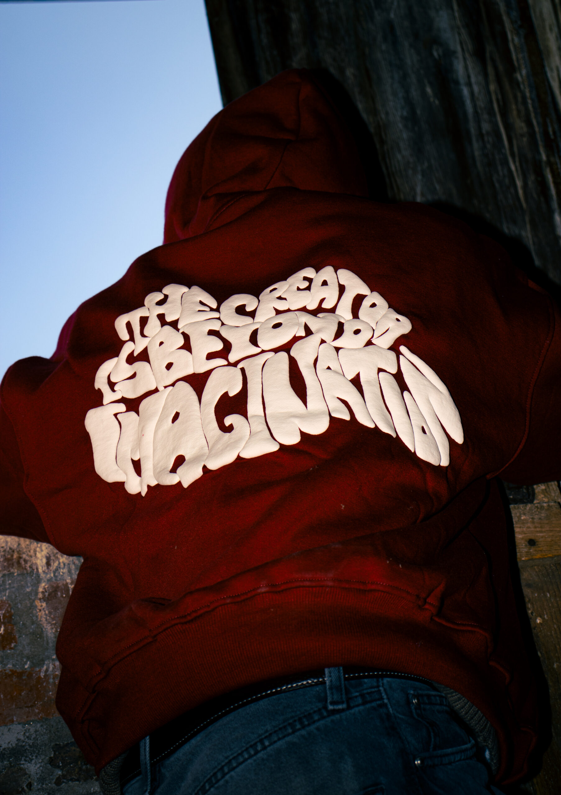 Beyond Imagination Oversized Zip-Up Hoodie | Radiant Red - Image 2